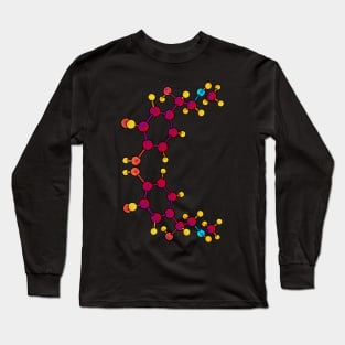 Adrenaline Molecule: Thrill Geometry Snakeskin Long Sleeve T-Shirt